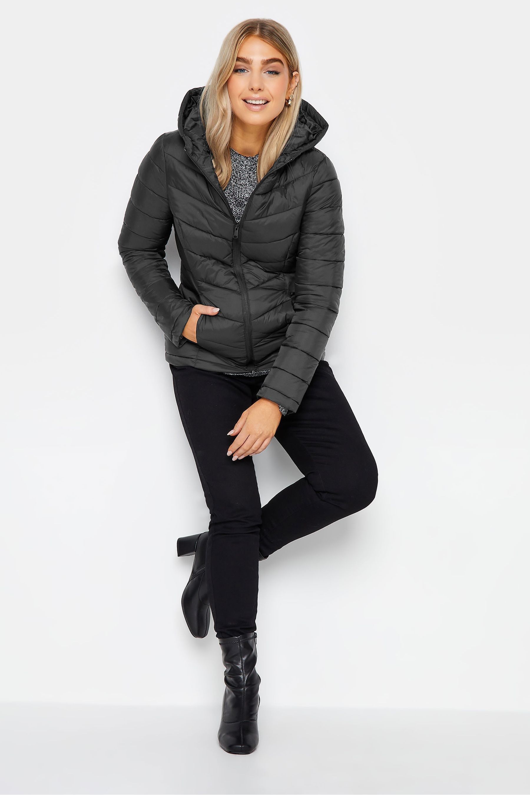 Buy M Co Black Short Quilted Puffa Jacket from the Next UK online shop