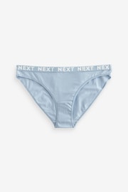 Pastel Colours High Leg Cotton Rich Logo Knickers 4 Pack - Image 9 of 10