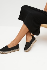 Black Forever Comfort® Chunky Espadrilles - Image 1 of 7