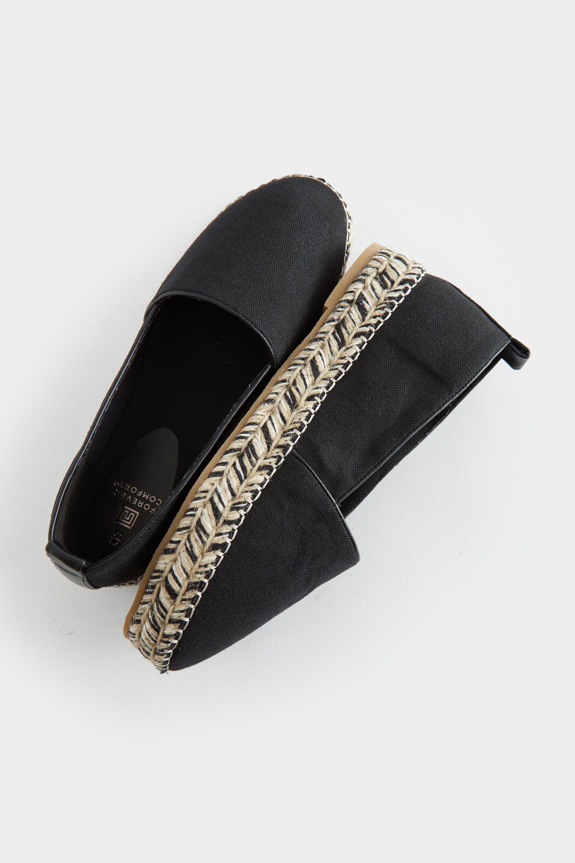 Black Forever Comfort® Chunky Espadrilles - Image 4 of 7