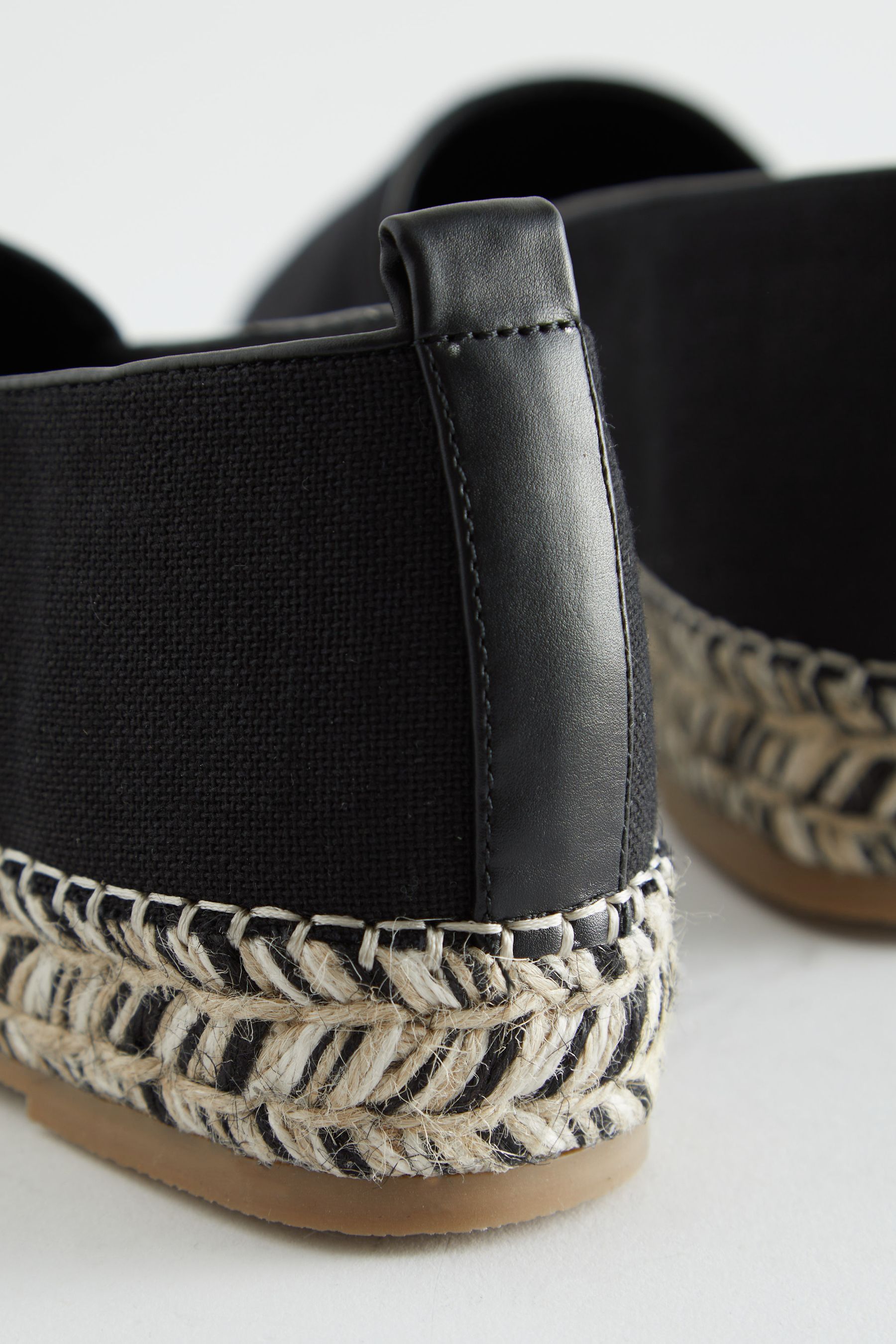 Black Forever Comfort Chunky Espadrilles