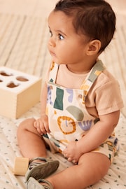 Mineral Safari Baby Jersey Dungarees and Bodysuit Set (0mths-2yrs) - Image 1 of 11