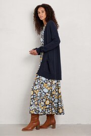 Seasalt Cornwall Blue Southernwood Long Cardigan - Image 3 of 5