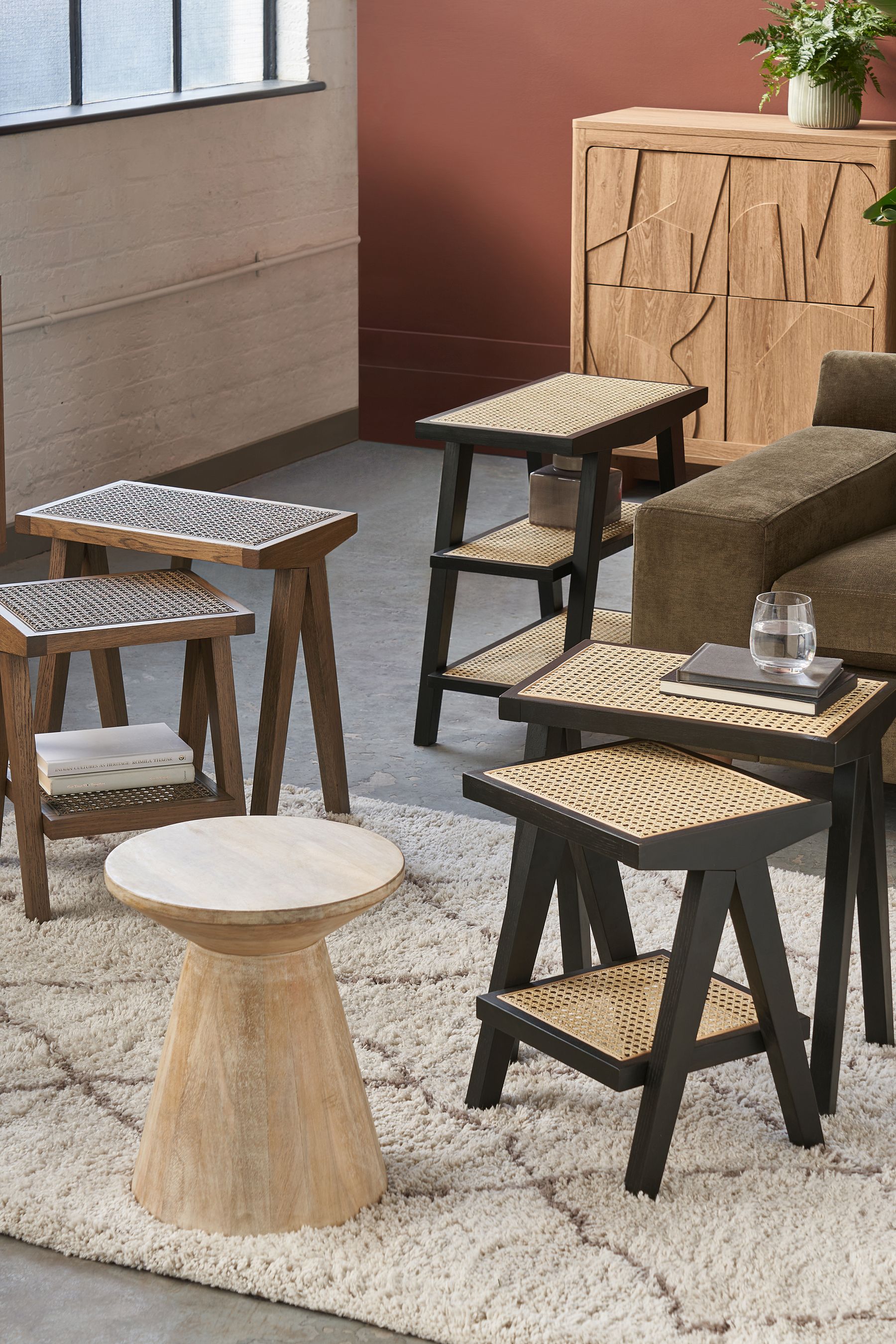 Buy Natural Mango Wood Trumpet Side Table from the Next UK online shop