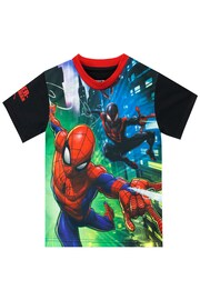 Character Black Spider-Man Short Sleeve T-Shirt - Image 5 of 6