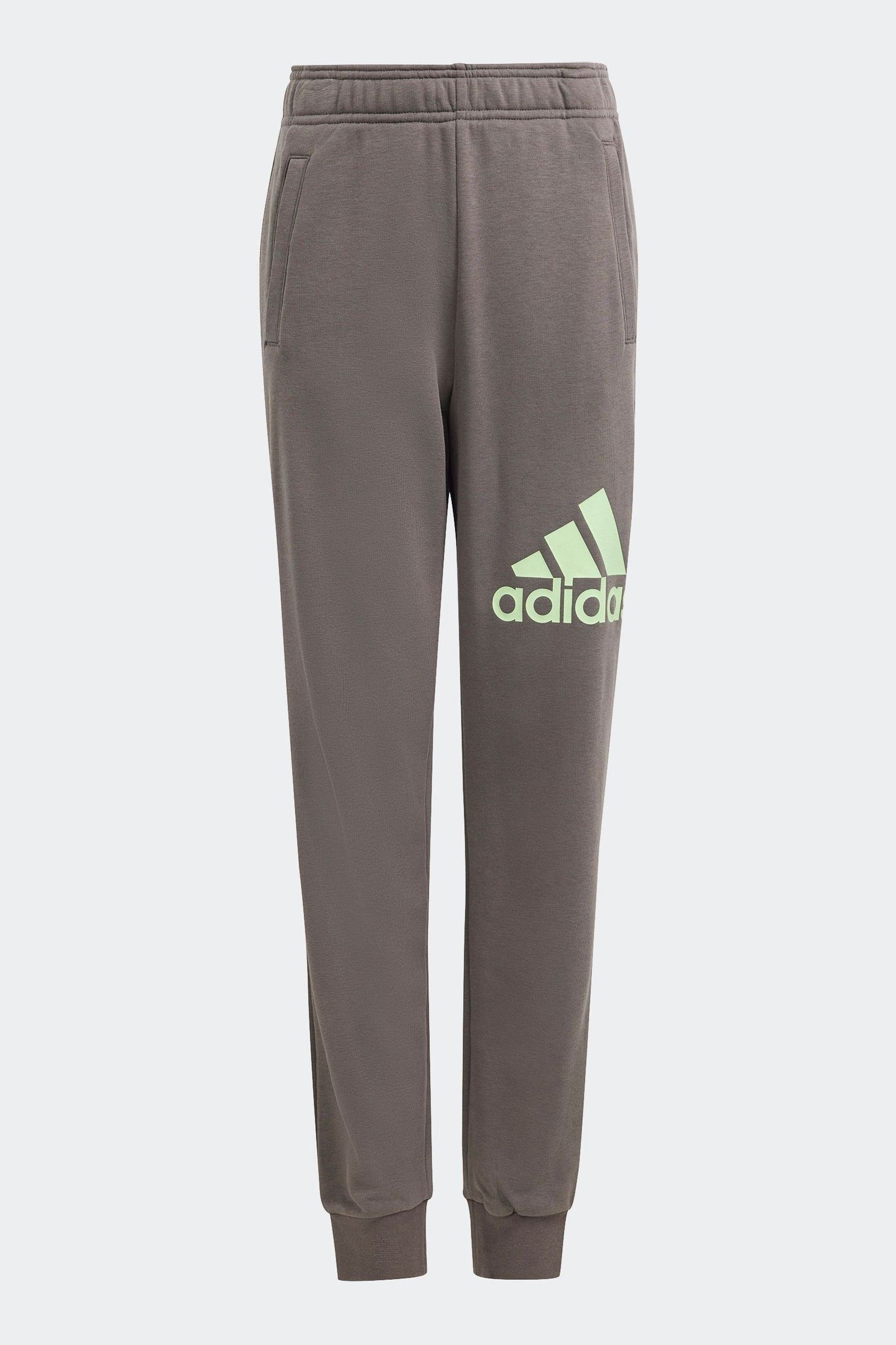 Buy adidas Charcoal Grey Regular Fit Sportswear Essentials Big Logo Cotton Joggers from Next Luxembourg