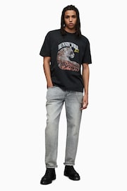 AllSaints Black Species T-Shirt - Image 1 of 5