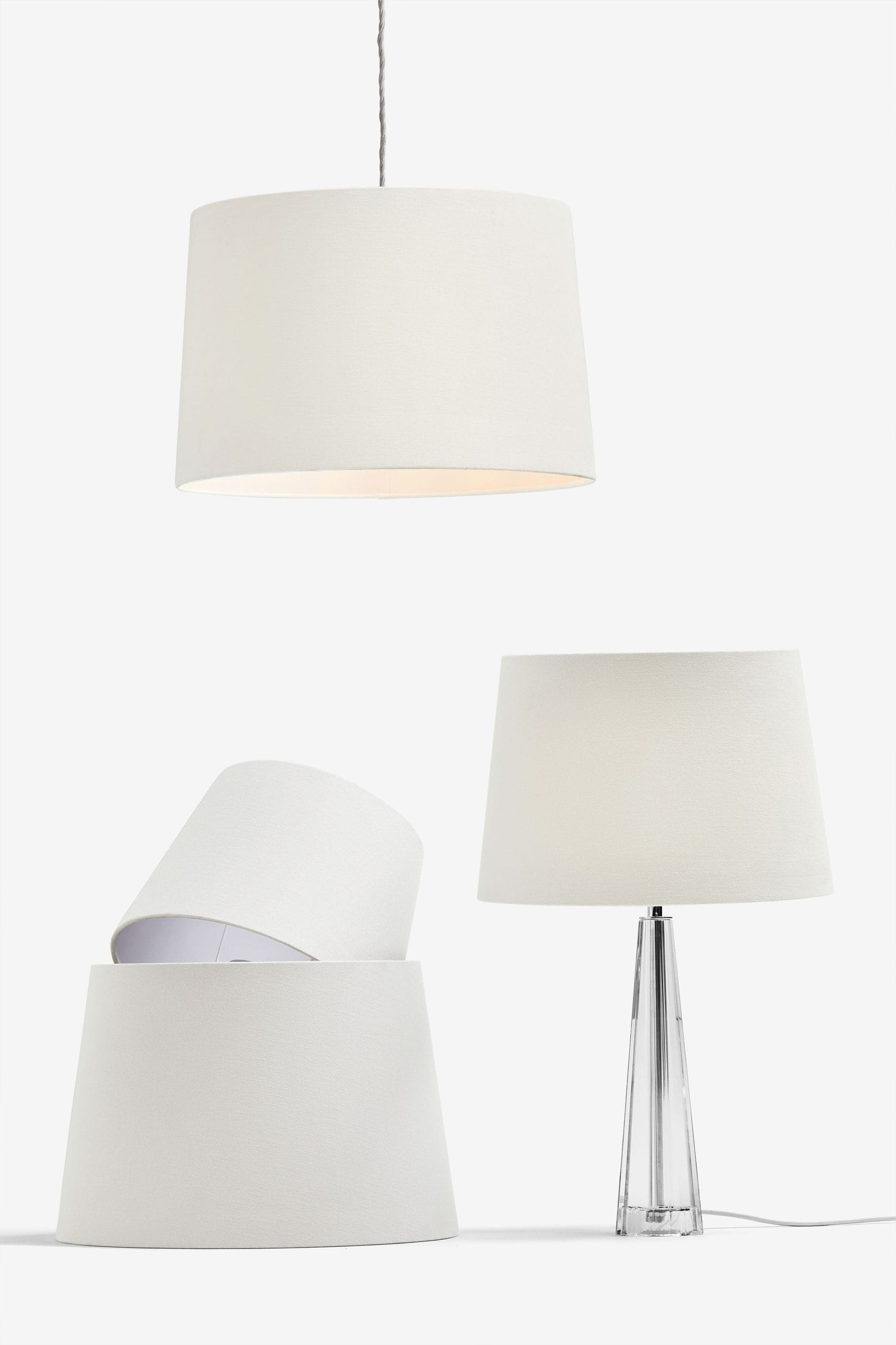Buy White Lamp Shade from the Next UK online shop