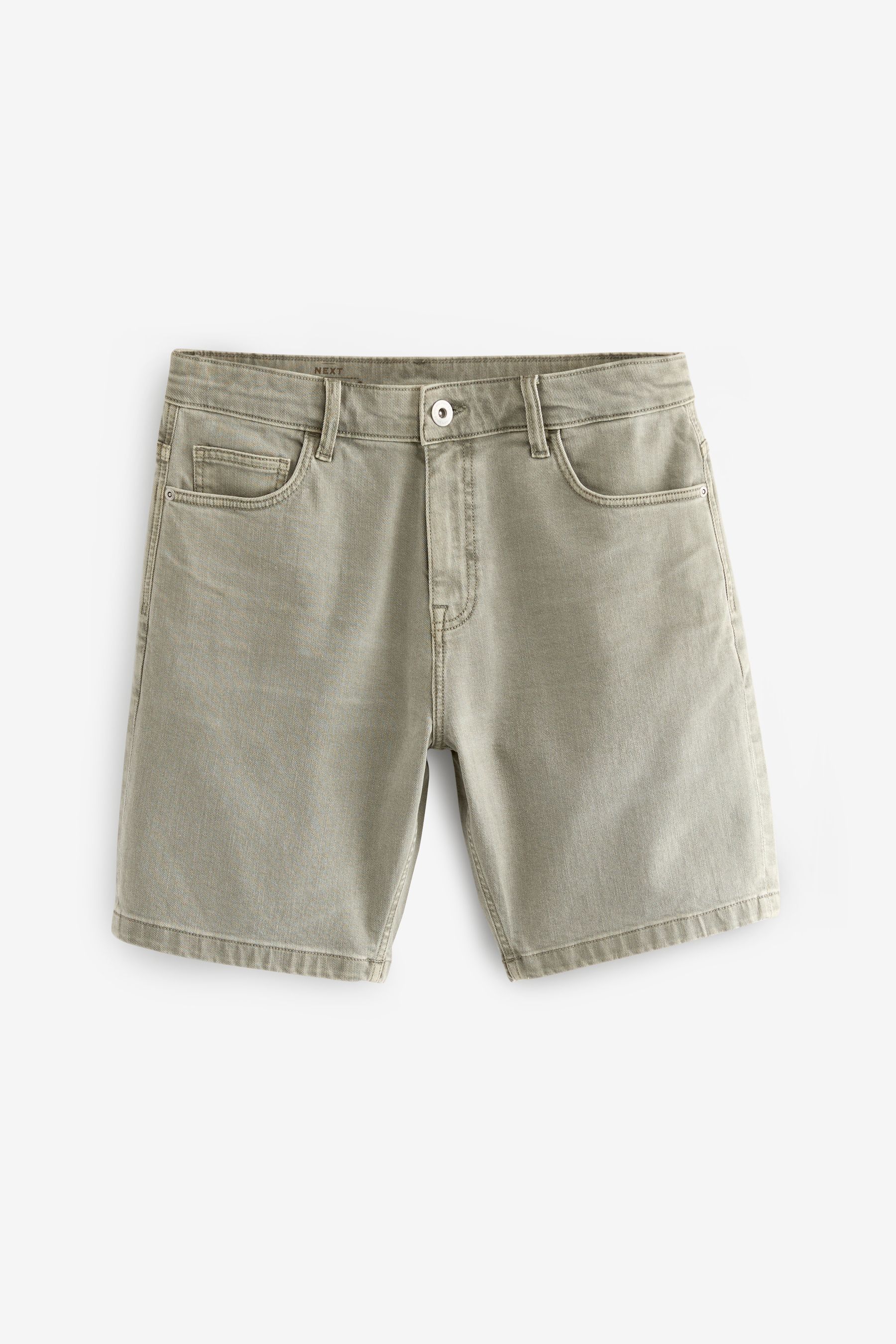 Khaki jean shorts best sale