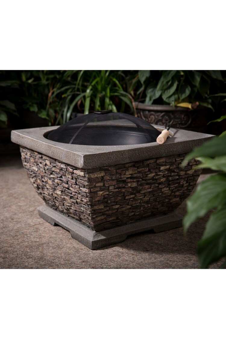 Callow Multi Garden Premium Square Fire Pit - Image 1 of 4