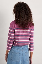 Seasalt Cornwall Purple Sailor Top - Image 2 of 5