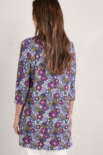 Seasalt Cornwall Purple Star Dance Tunic