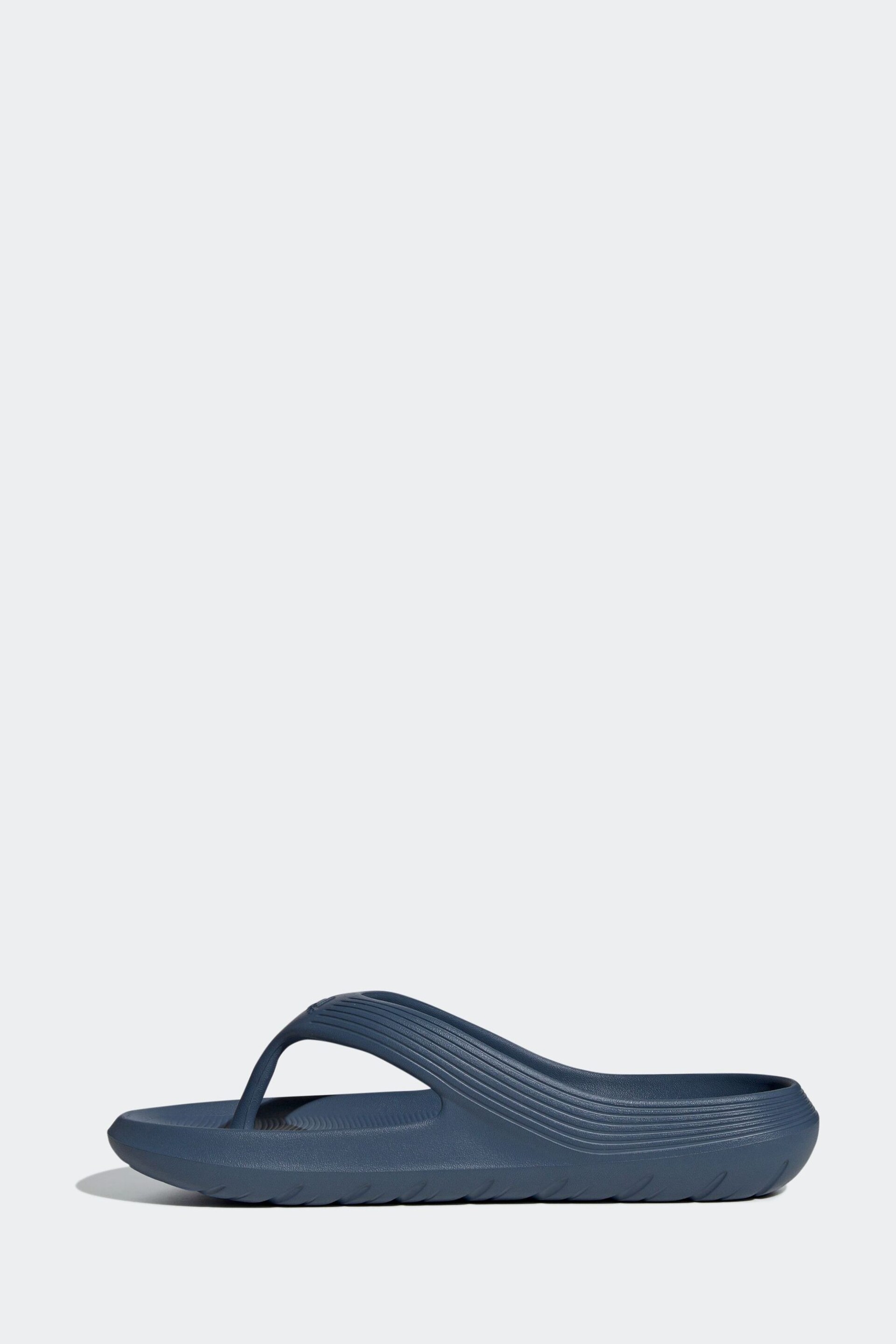 adidas Blue Sportswear Adicane Flip Flops - Image 2 of 8