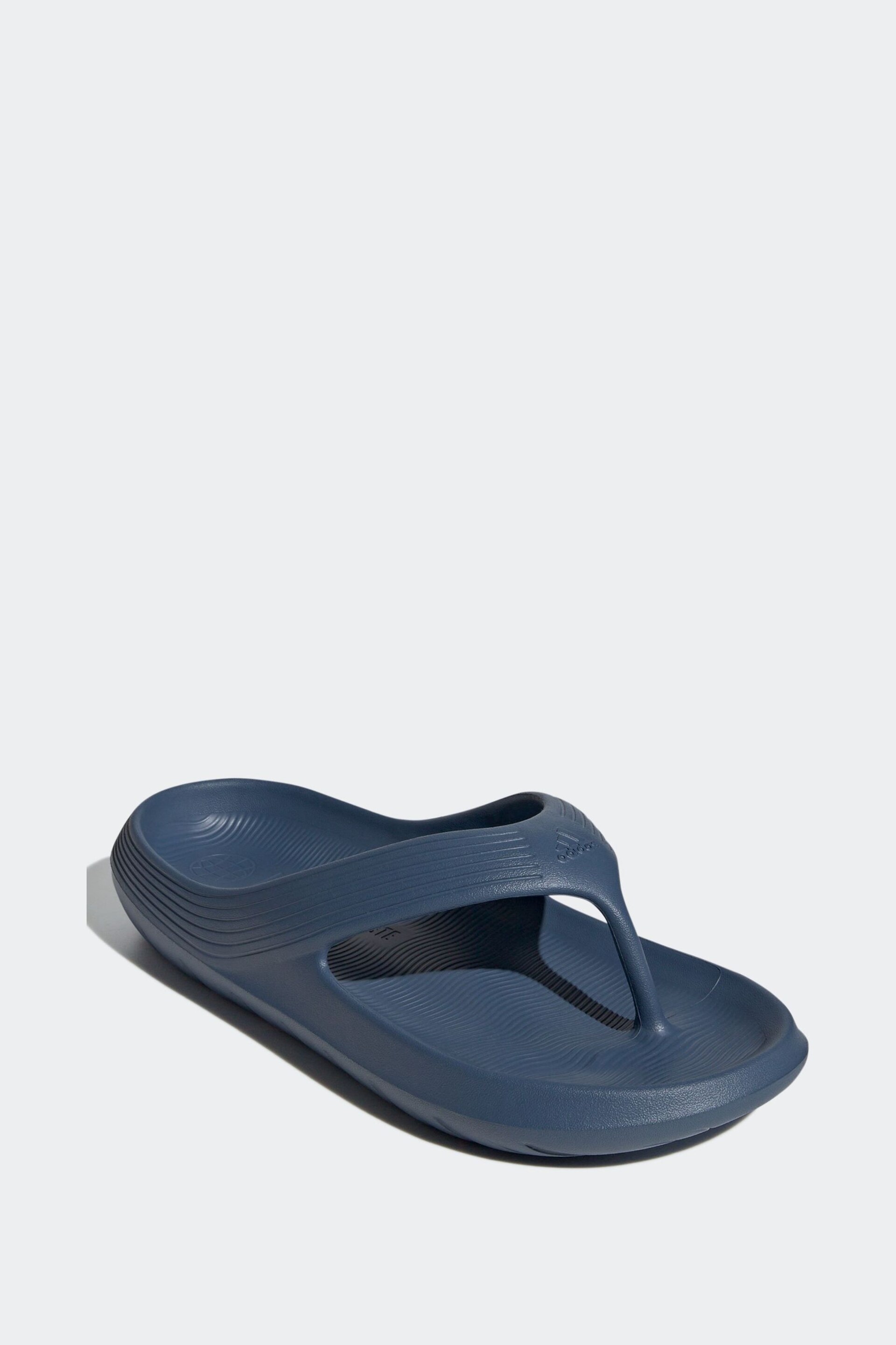 adidas Blue Sportswear Adicane Flip Flops - Image 3 of 8