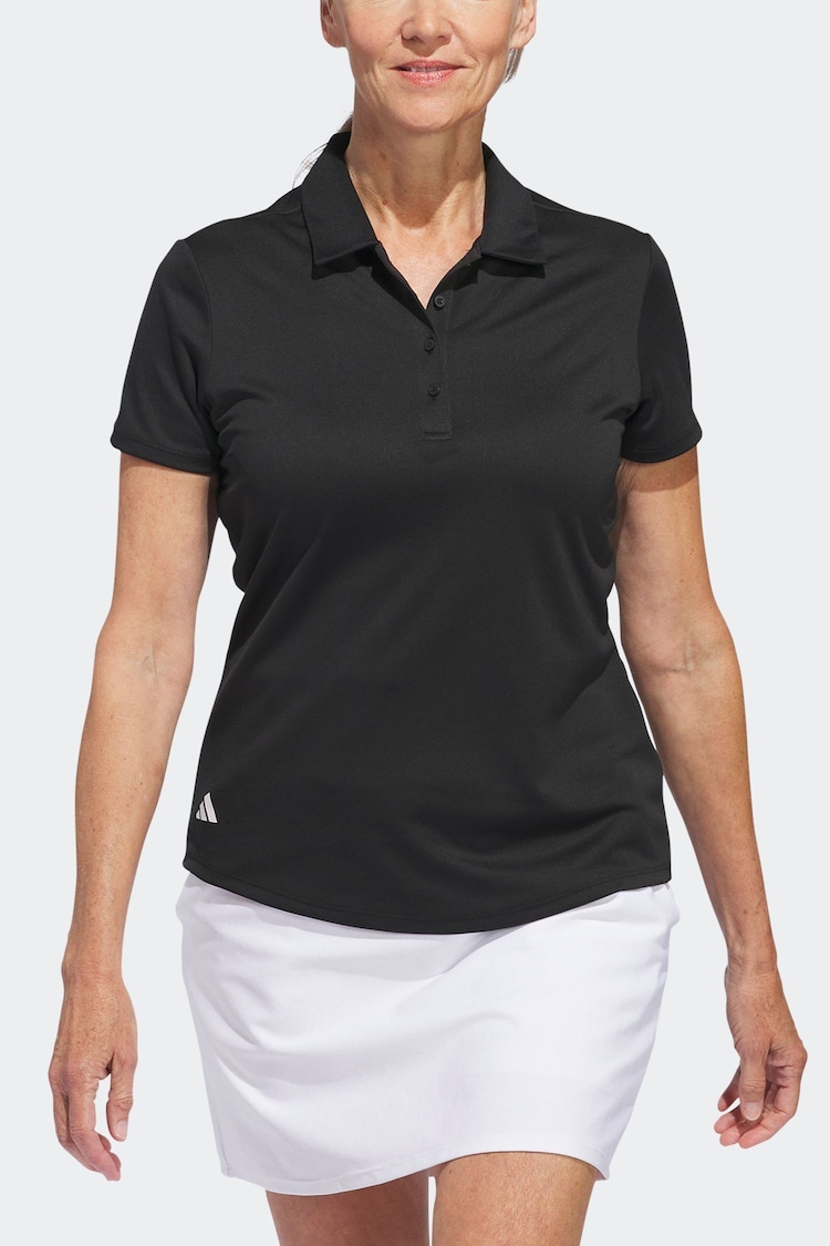 adidas Golf Womens Solid Short Sleeve Polo Shirt - Image 1 of 6