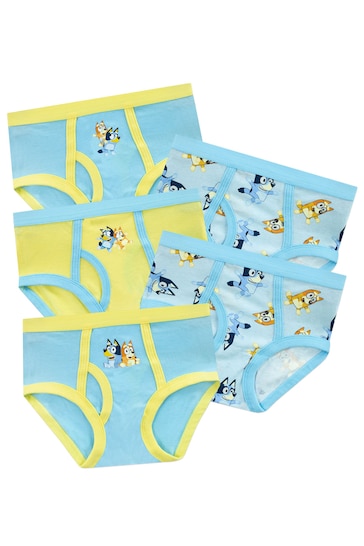 Character Blue Bluey Underpants 5 Pack