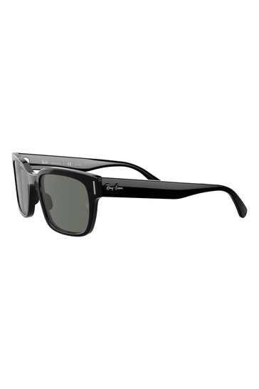 Ray-Ban Black Jeffrey Polarised Lens Sunglasses