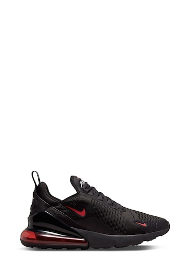 Nike Black/Red Air Max 270 Trainers