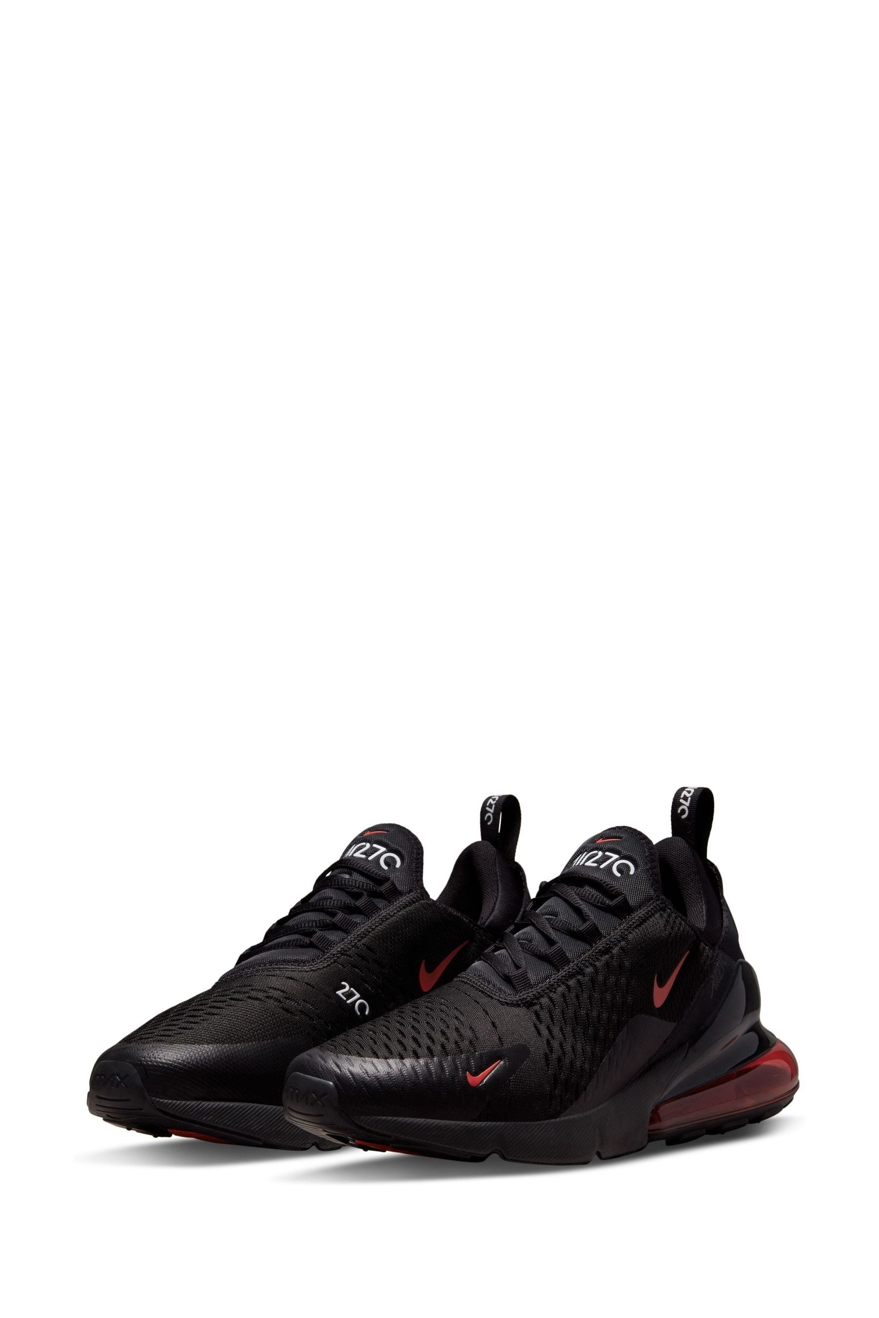 Buy Nike Black Red Air Max 270 Trainers from Next Germany