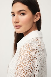 White Crochet Shirt - Image 5 of 8