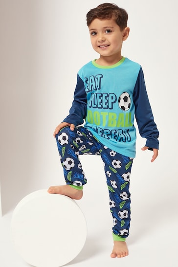 Harry Bear Blue Long Sleeved Pyjamas Set