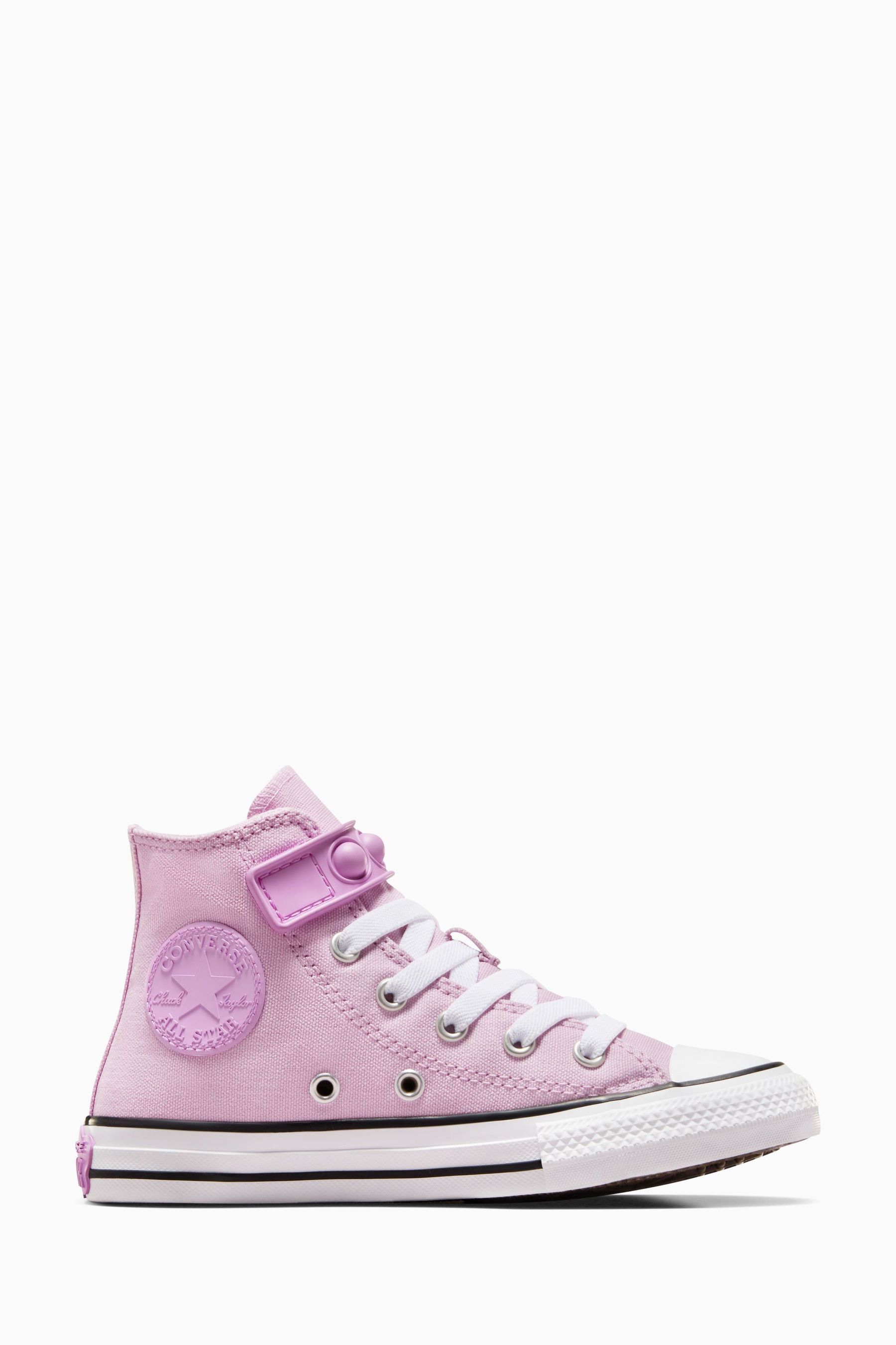 Purple junior sales converse