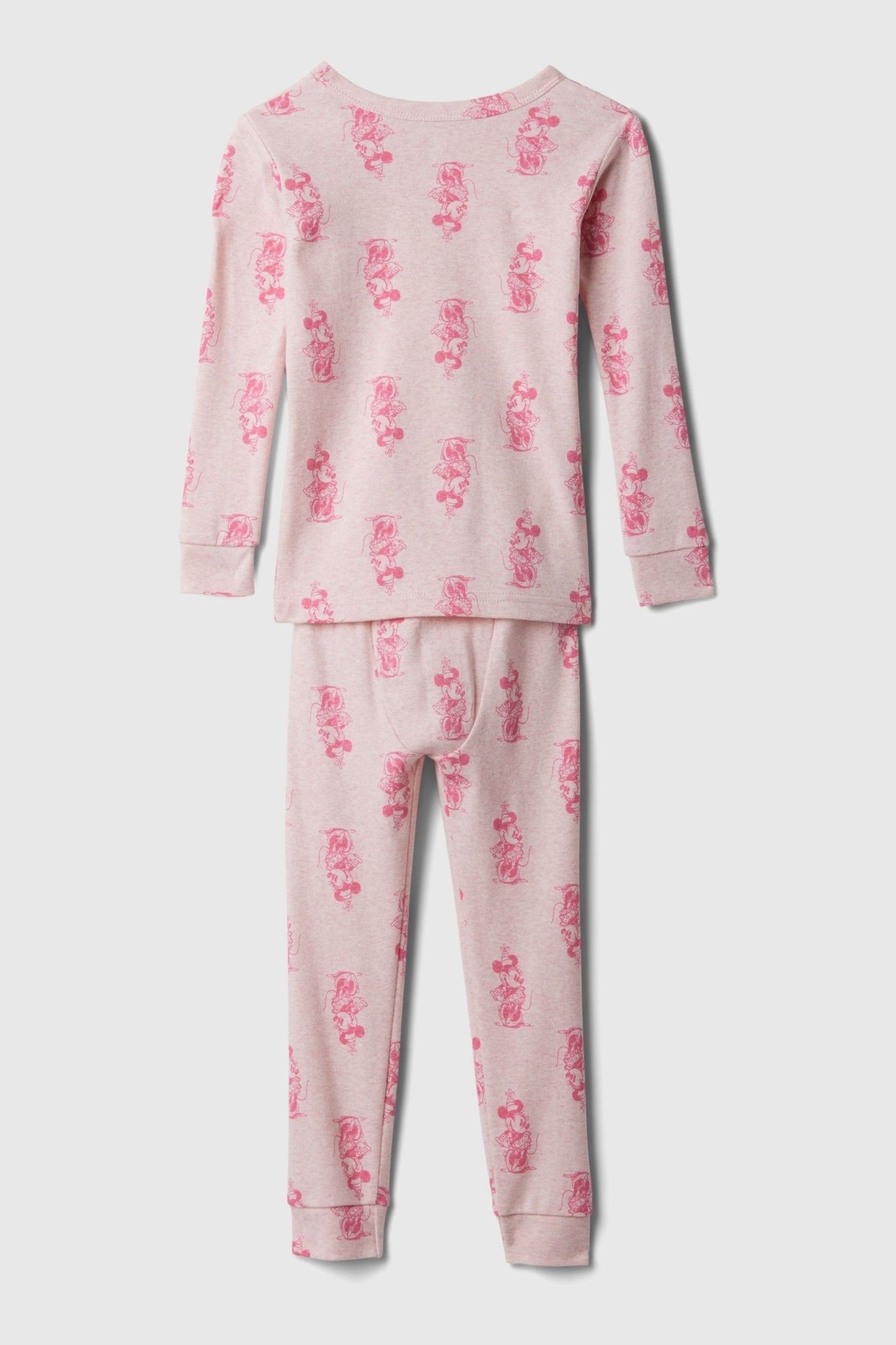 pink pj set gap