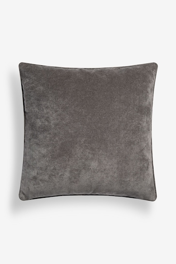Warm Grey 45 x 45cm Soft velour Cushion