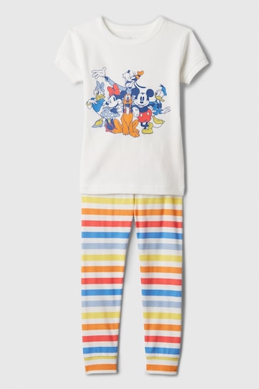 Gap White Disney Organic Cotton Pyjama Set (6mths-5yrs)