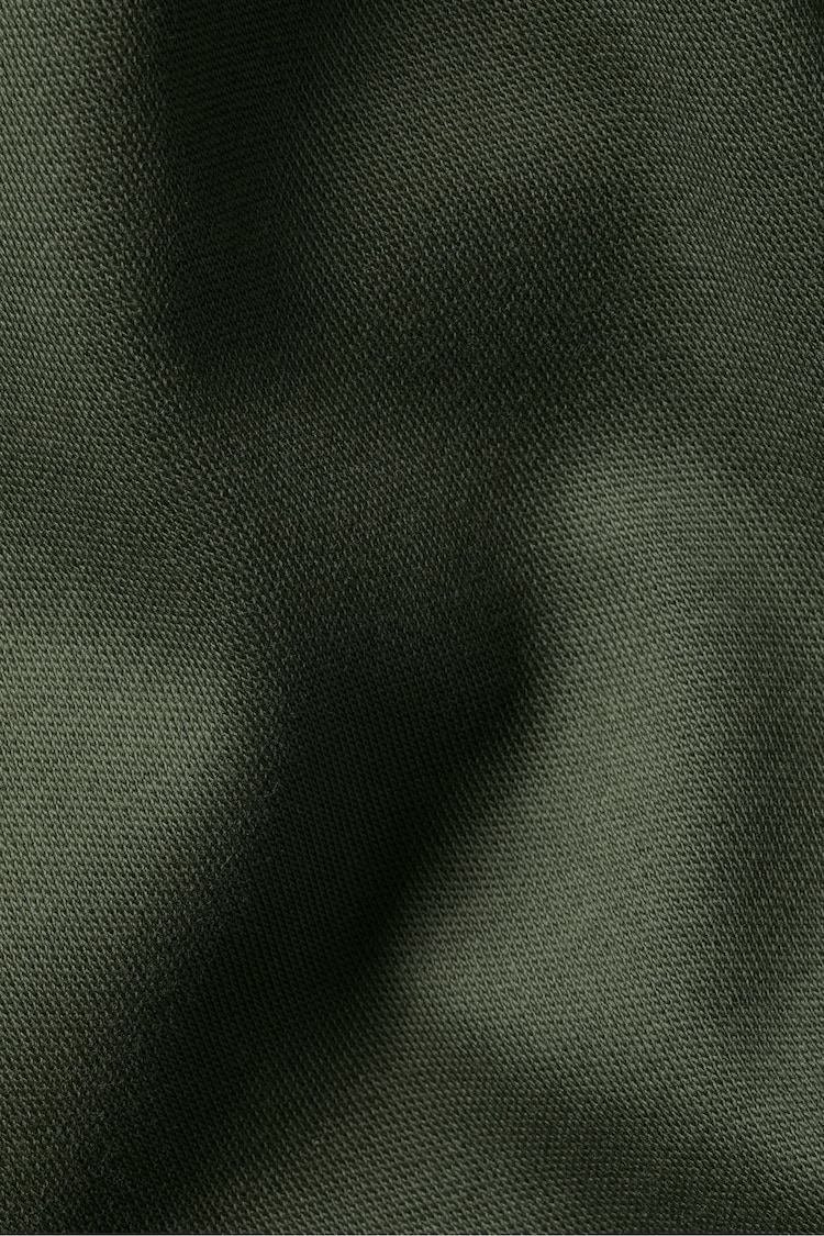 Charles Tyrwhitt Green 100% Cotton Performance Long Sleeve Funnel Neck Jacket - Image 5 of 5