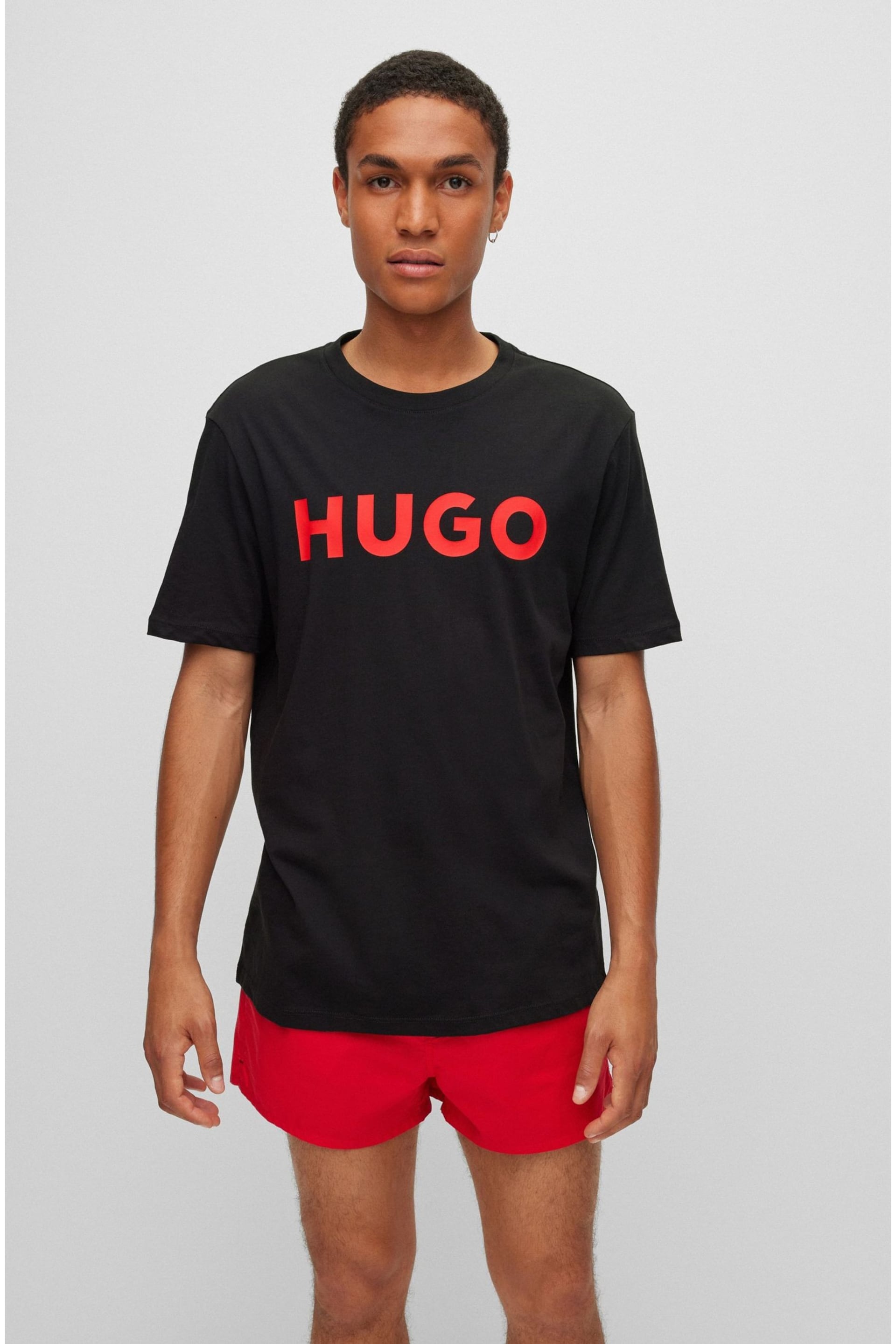 HUGO Large Chest logo T-Shirt - Image 1 of 5