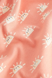 Pink Sun T-Shirt Cotton-Rich Long Sleeve Rib T-Shirt (3mths-7yrs) - Image 7 of 7
