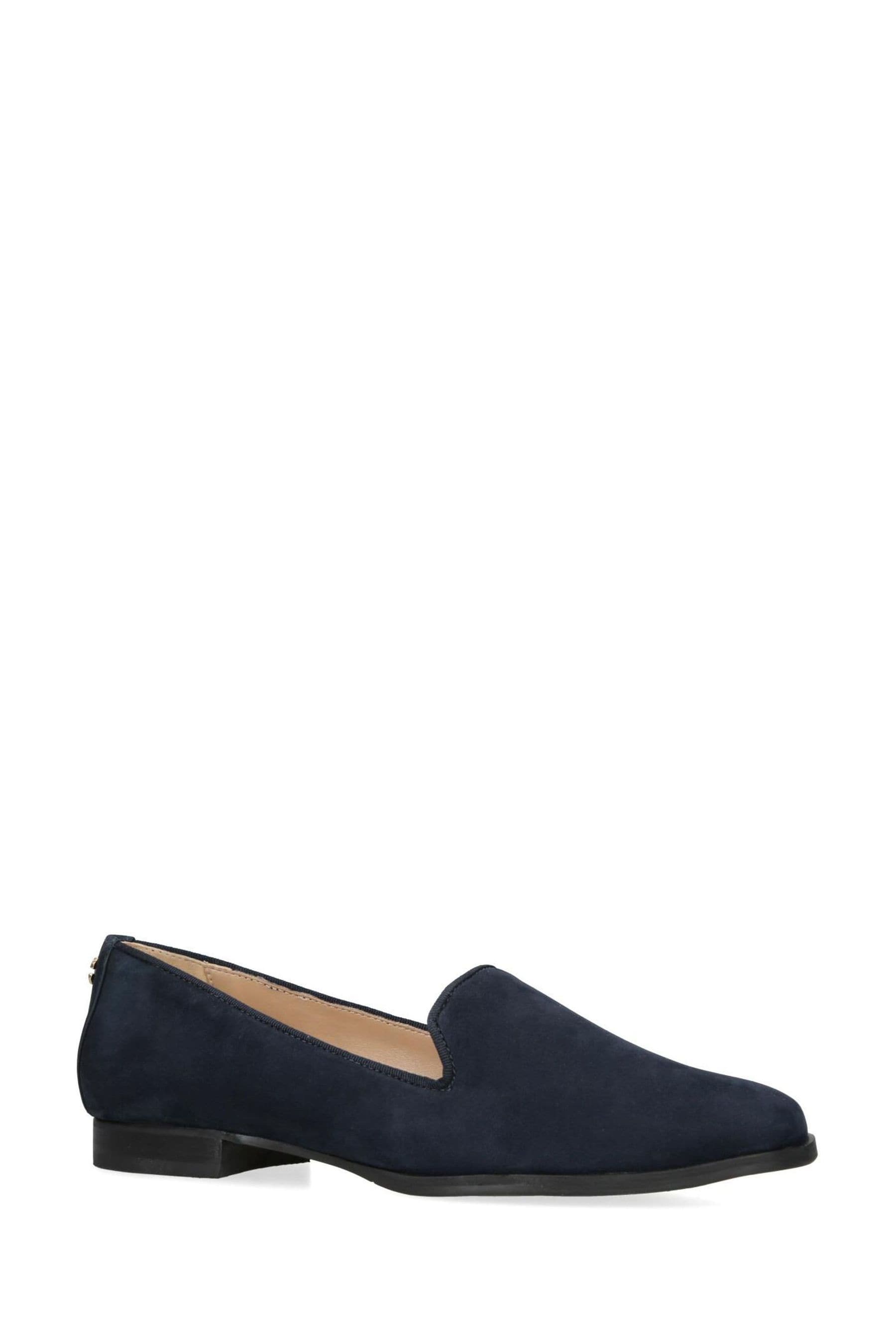 Carvela navy clearance loafers