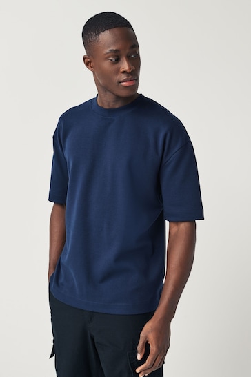 Navy Blue EDIT Oversized Fit T-Shirt