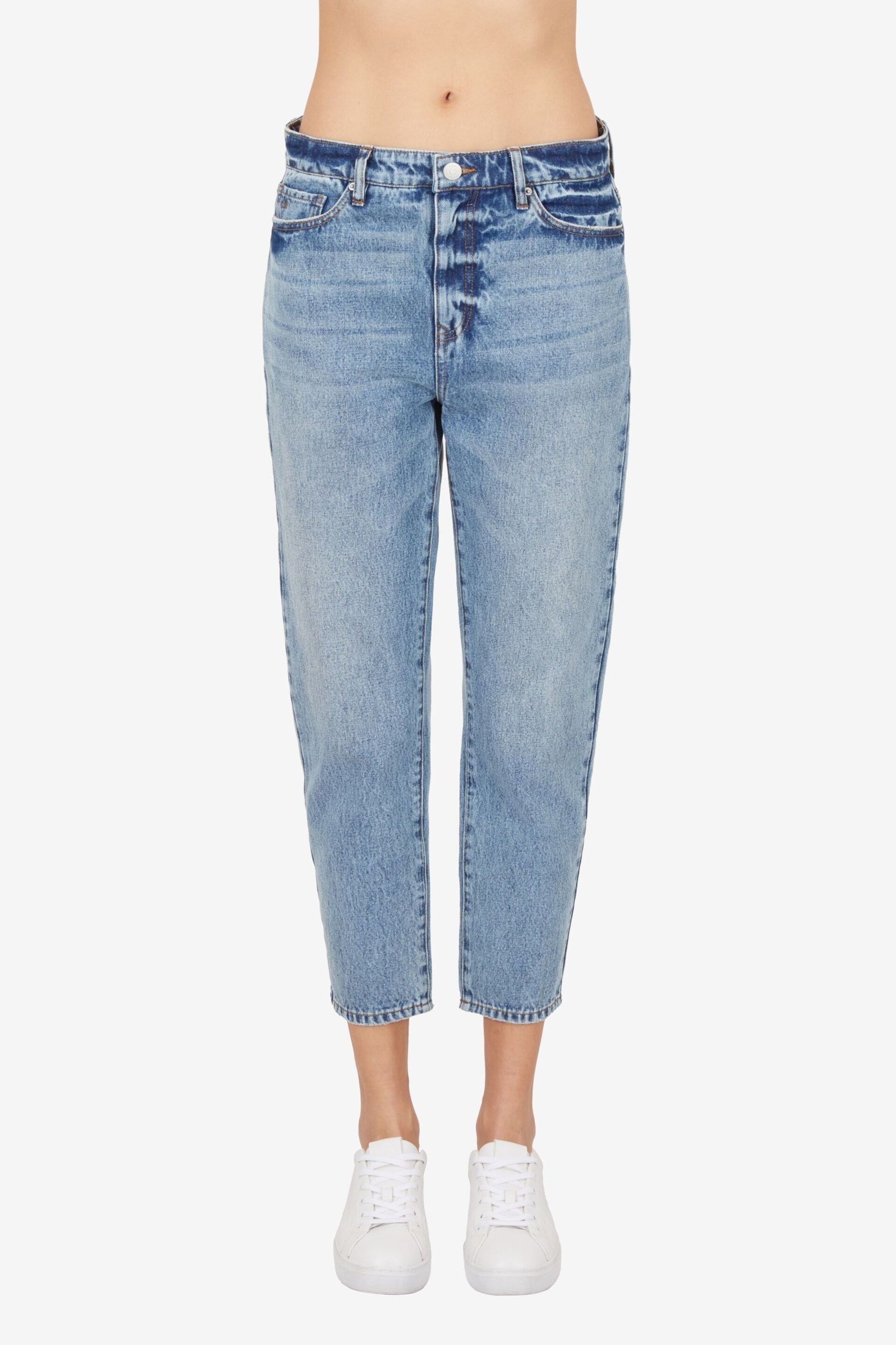 Armani Exchange Denim Lightwash Boyfriend Fit Jeans - Image 1 of 5