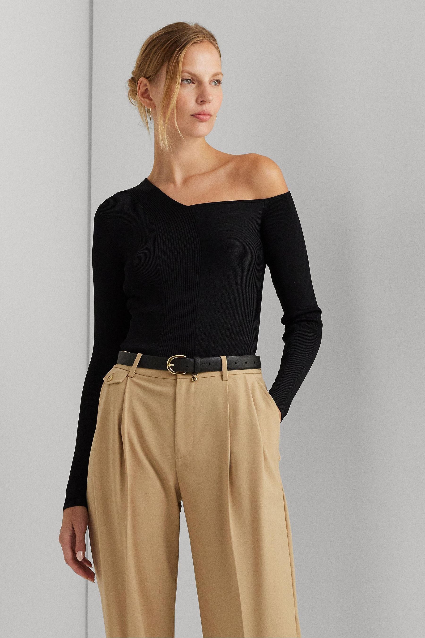 Ralph lauren ribbed jumper clearance