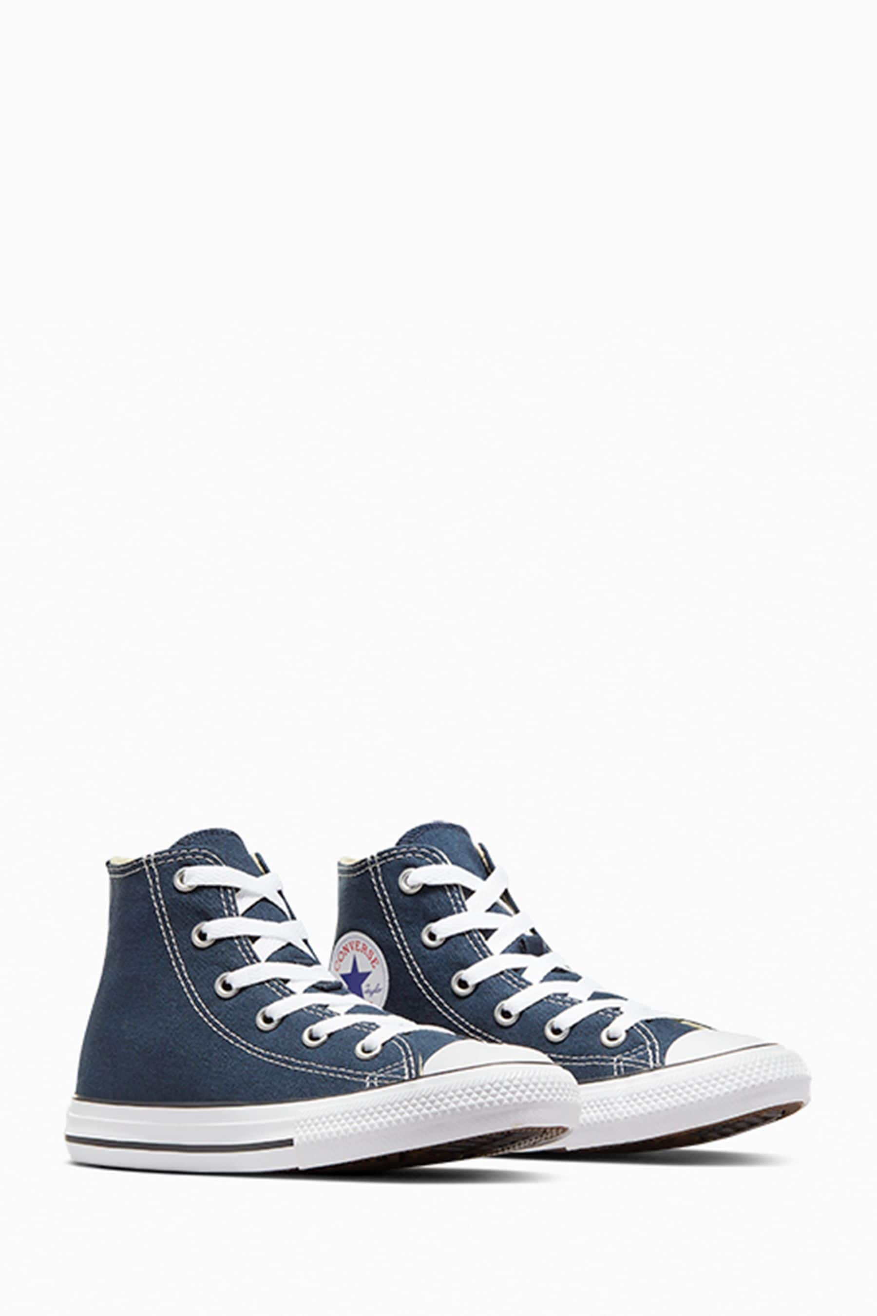 Boys blue online converse high tops