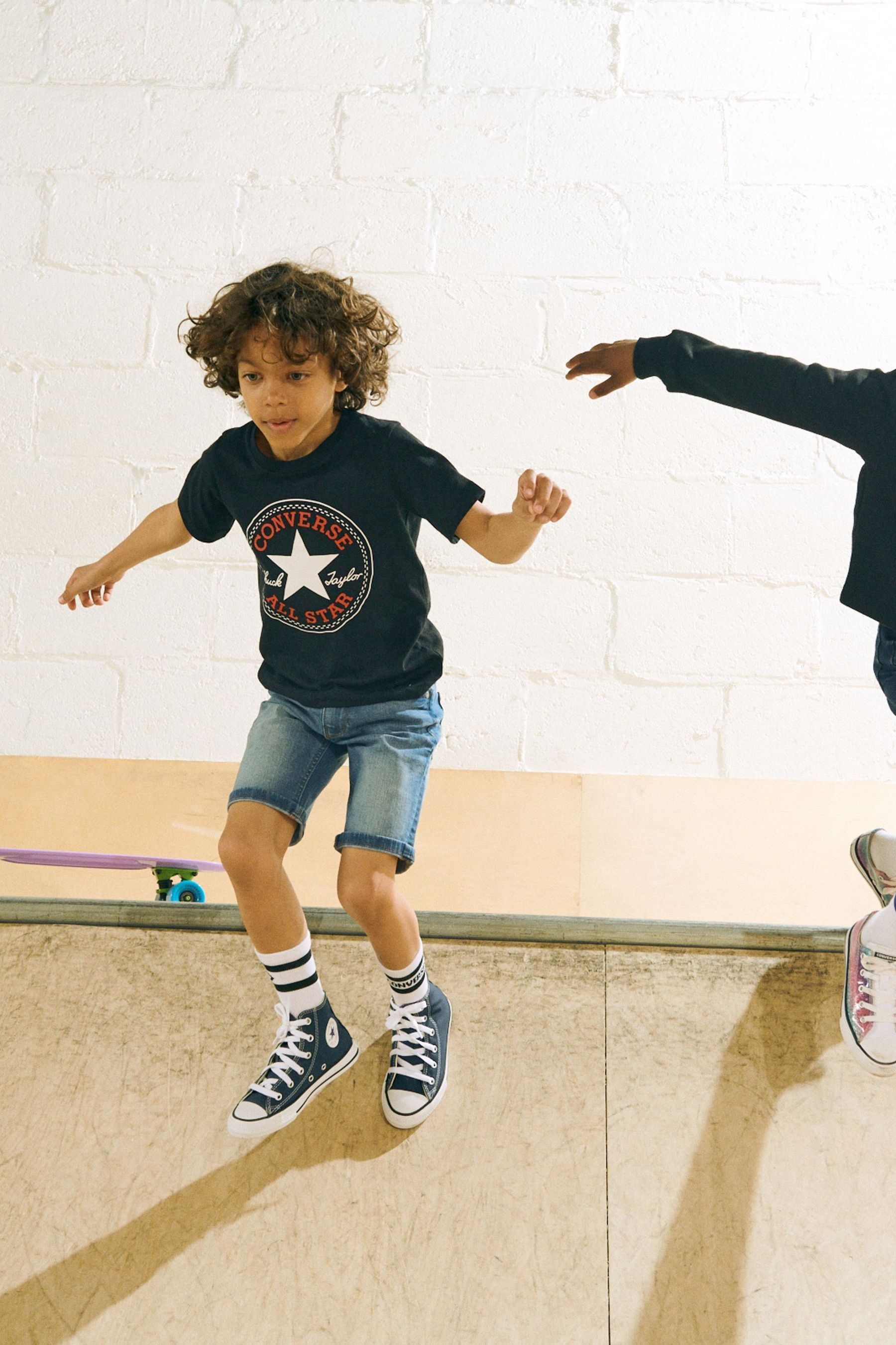 Buy Converse Navy Blue Chuck Taylor High Top Junior Trainers from the Next UK online shop