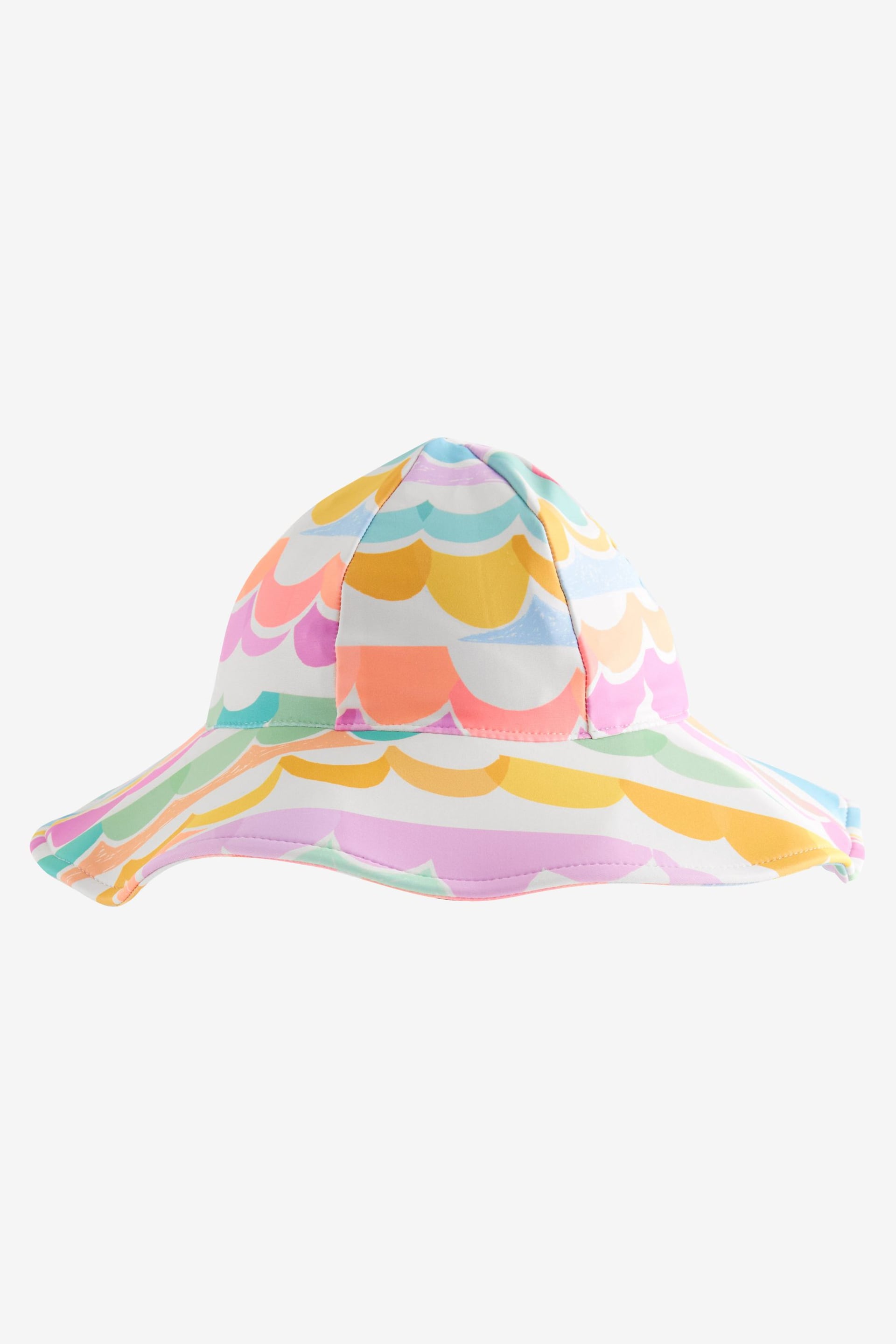 Multi Scallop Rainbow Swim Hat (3mths-10yrs) - Image 4 of 5