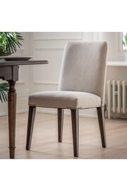 Gallery Home Cream Maddy Linen Chair set of 2 - Image 6 of 10