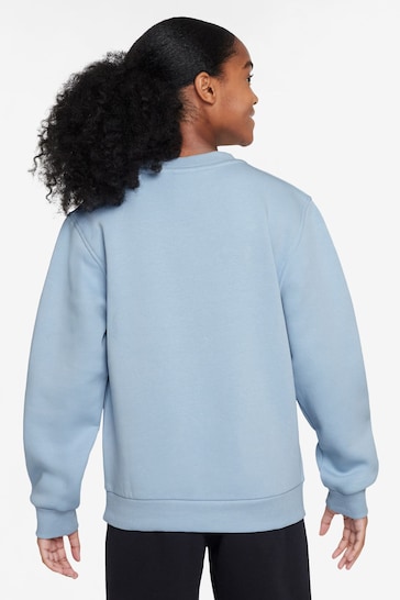 Nike Pale Blue Club Fleece Sweatshirt