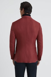 Reiss Rust Award Slim Fit Single Breasted Blazer - Image 5 of 7