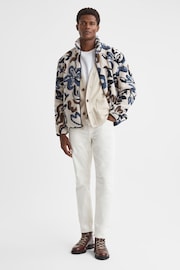 Reiss Multi Cadet Relaxed Sherpa Zip-Through Jacket - Image 3 of 5