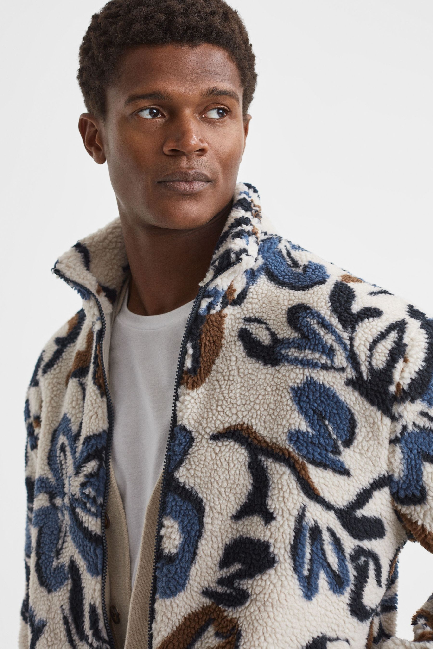 Quarter zip sherpa jacket on sale
