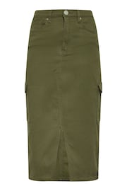 Long Tall Sally Green Utility Midi Skirt - Image 2 of 3