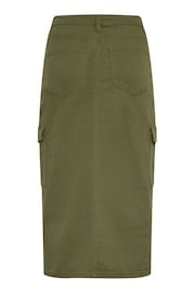 Long Tall Sally Green Utility Midi Skirt - Image 3 of 3