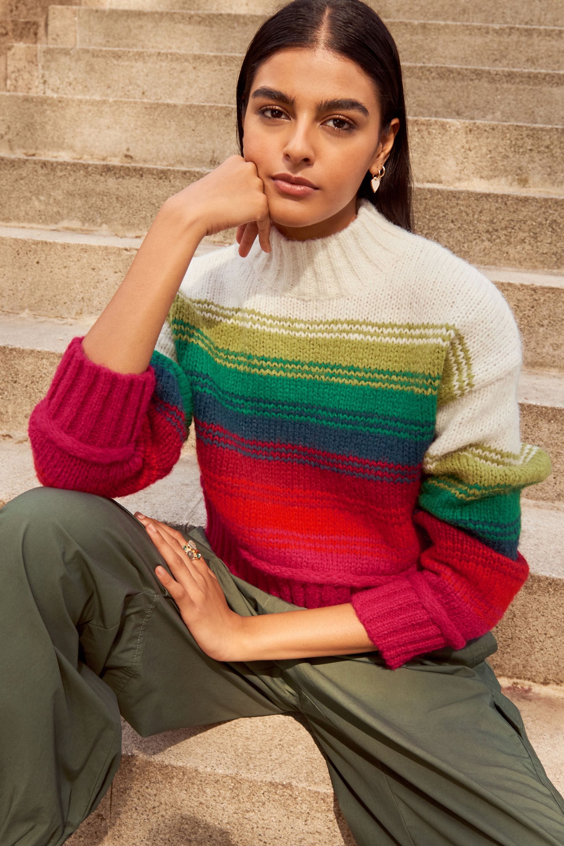 Next multi coloured jumper outlet