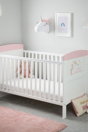 Obaby White Grace Inspire Cot Bed