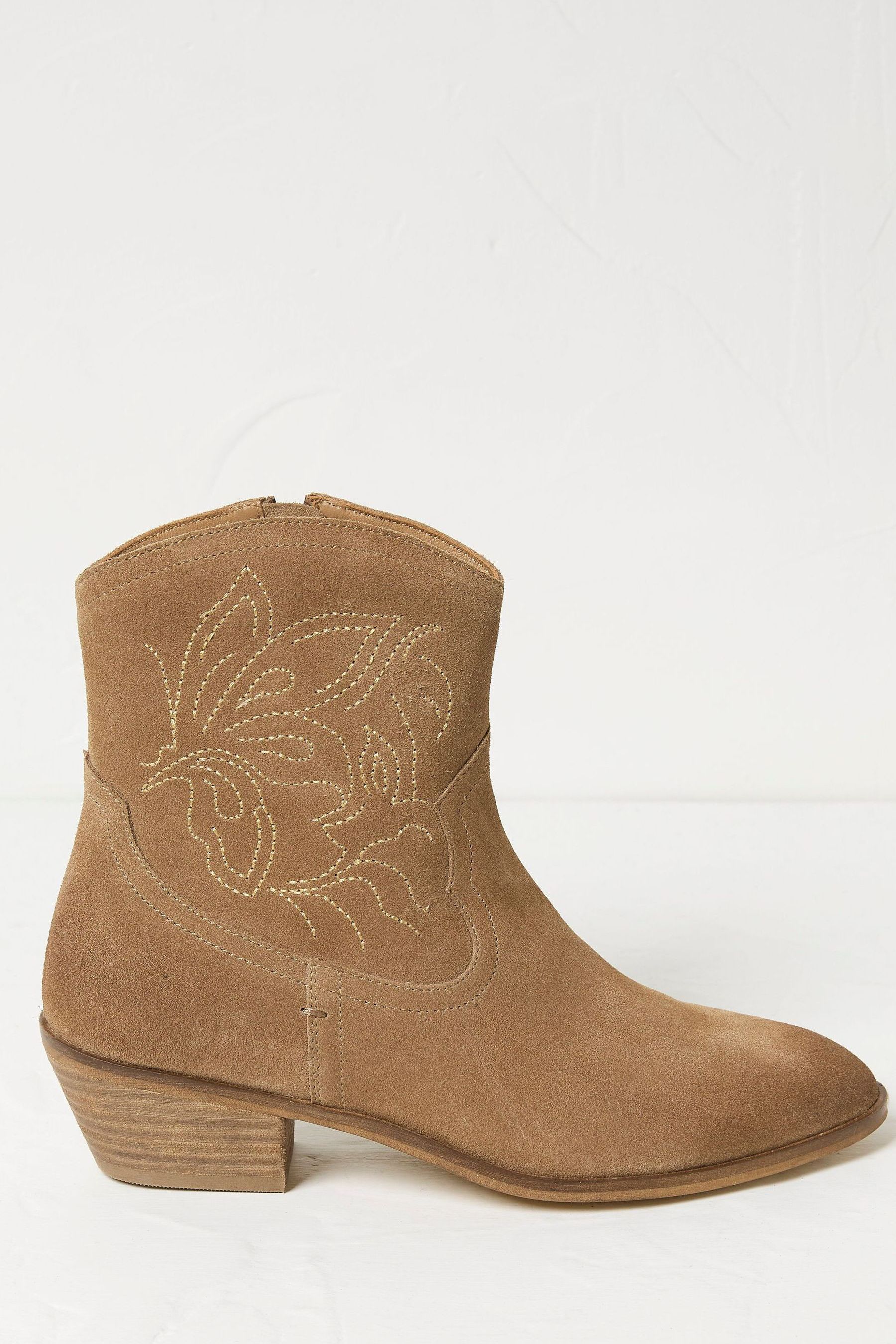 Buy FatFace Brown Western Ankle Boots from Next Luxembourg