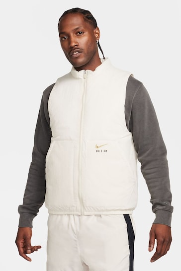 Nike White Sportswear Air Insulated Vest